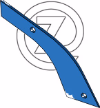 Lame de versoir claire voie FROST Droite 51162 Adaptable