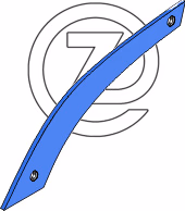 Lame de versoir claire voie Rabe SRP358RL4 Gauche 27380802 Adaptable