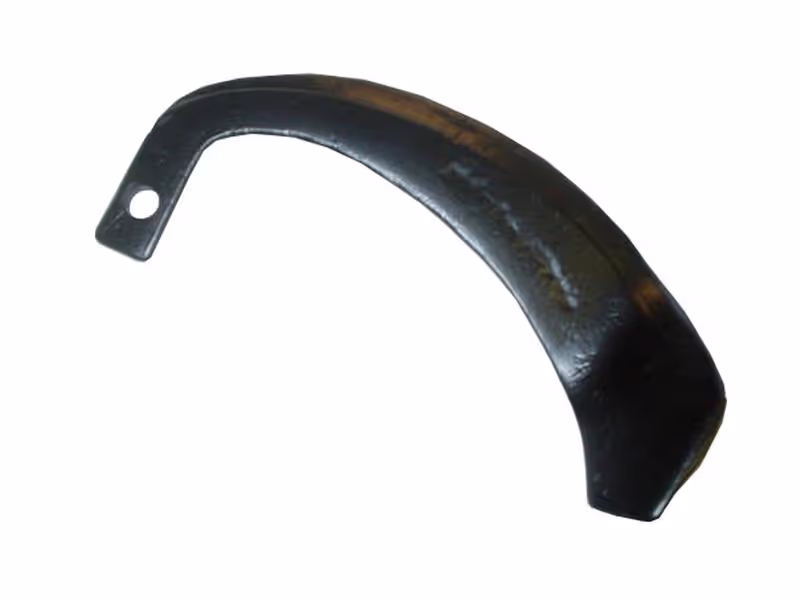 Lame Courbée Type Yanmar Gauche.Largeur: 25mm, Hauteur: 220mm, Ø trou: 12mm. - Adaptable - ref 195107-18520