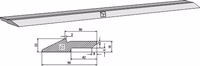 Lame d´usure 90 x 22 mm