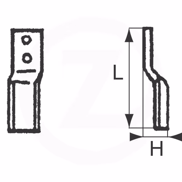 Dent rotalabour Gauche Adaptable