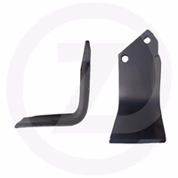 Lame de fraise gauche 180 x 80 x 140 x 7 ø13.5  ea57