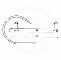Lame de Pick-up p/Claas