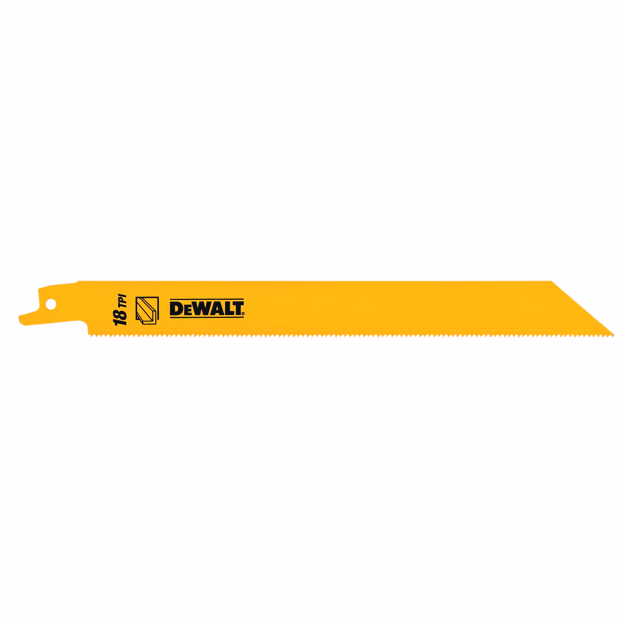 Lame de scie sabre BiM pour la coupe du métal 203 mm profondeur < 3 mm / 14 TPI. Coupe fine métal, tubes et profilés