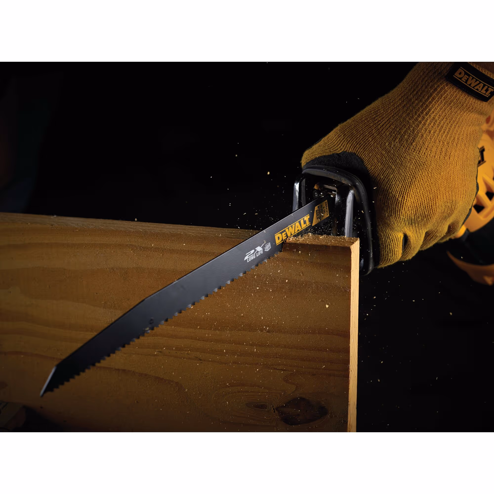 Lame de scie sabre BiM 2X Long Life pour la coupe du bois et métal 305 mm