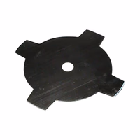 Lame debroussailleuse herbe dense 4 dents 230mm al 25,4mm