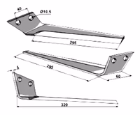 Lame arracheuse betterave Kleine Gauche S2-161-06-00-50 Adaptable