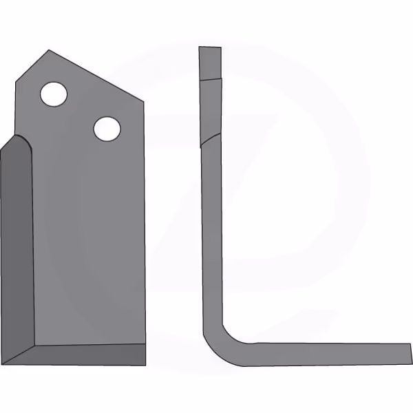 Lame fraise rotative 105X10mm Droite AD/HORSCH Adaptable