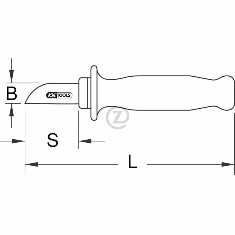 Lame pour câble isolé, 210mm