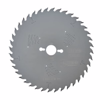 Lame de scie circulaire stationnaire Extreme Workshop 250 x 30 mm, 40 dents, ATB/tronçonnage, angle d'attaque 10. Pour la coupe du bois dur et tendre, MDF, contreplaqués, stratifiés et placages