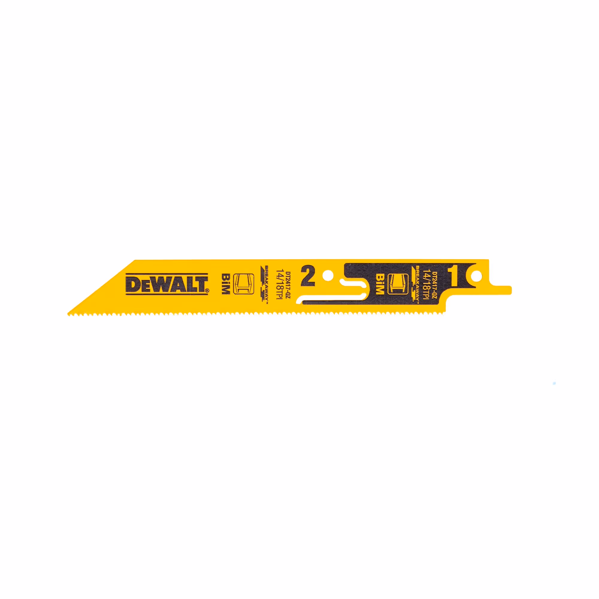 Lame de scie sabre sécable BiM pour la coupe du métal 152 mm