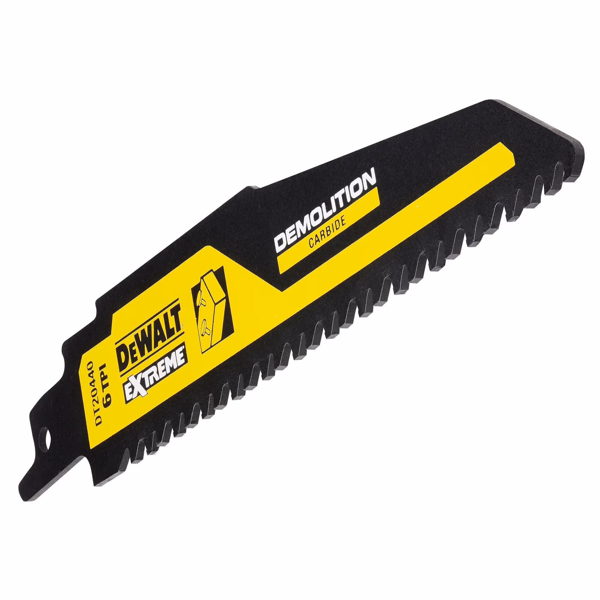 Lame de scie sabre carbure 152 mm pour le bois avec clous / 6TPI