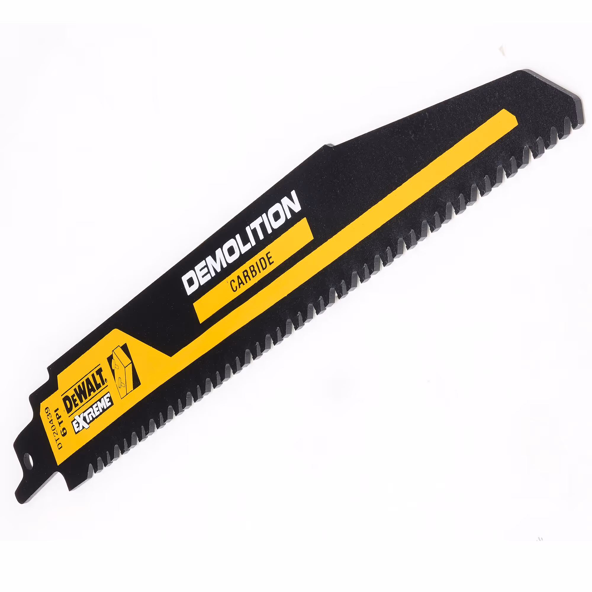 Lame de scie sabre carbure 230 mm pour le bois avec clous / 6TPI