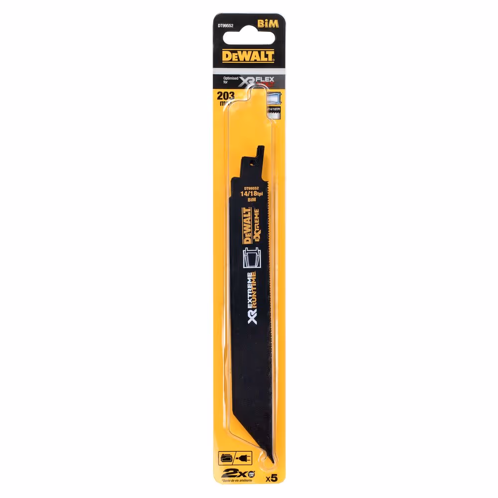 Lame de scie sabre XR Runtime pour la coupe du métal 230 mm