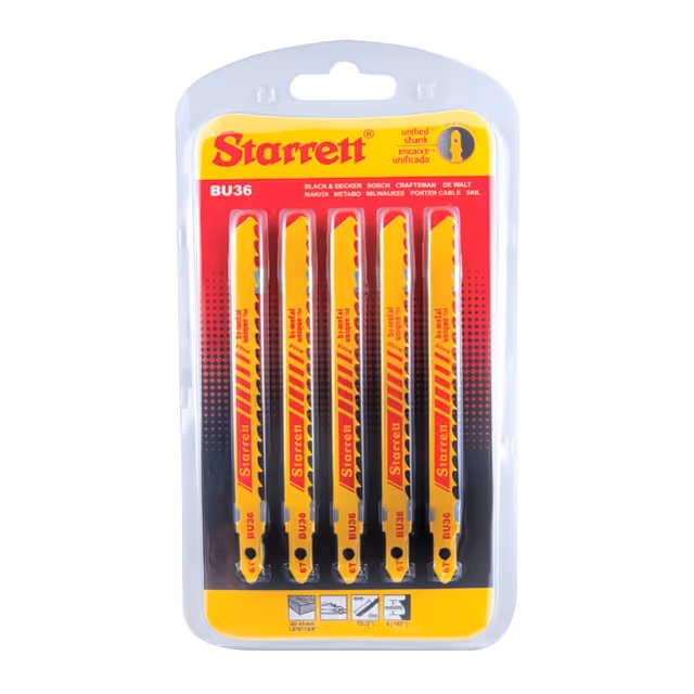 Lame scie sauteuse bois 75x7,5x1,3mm fraise blister 5