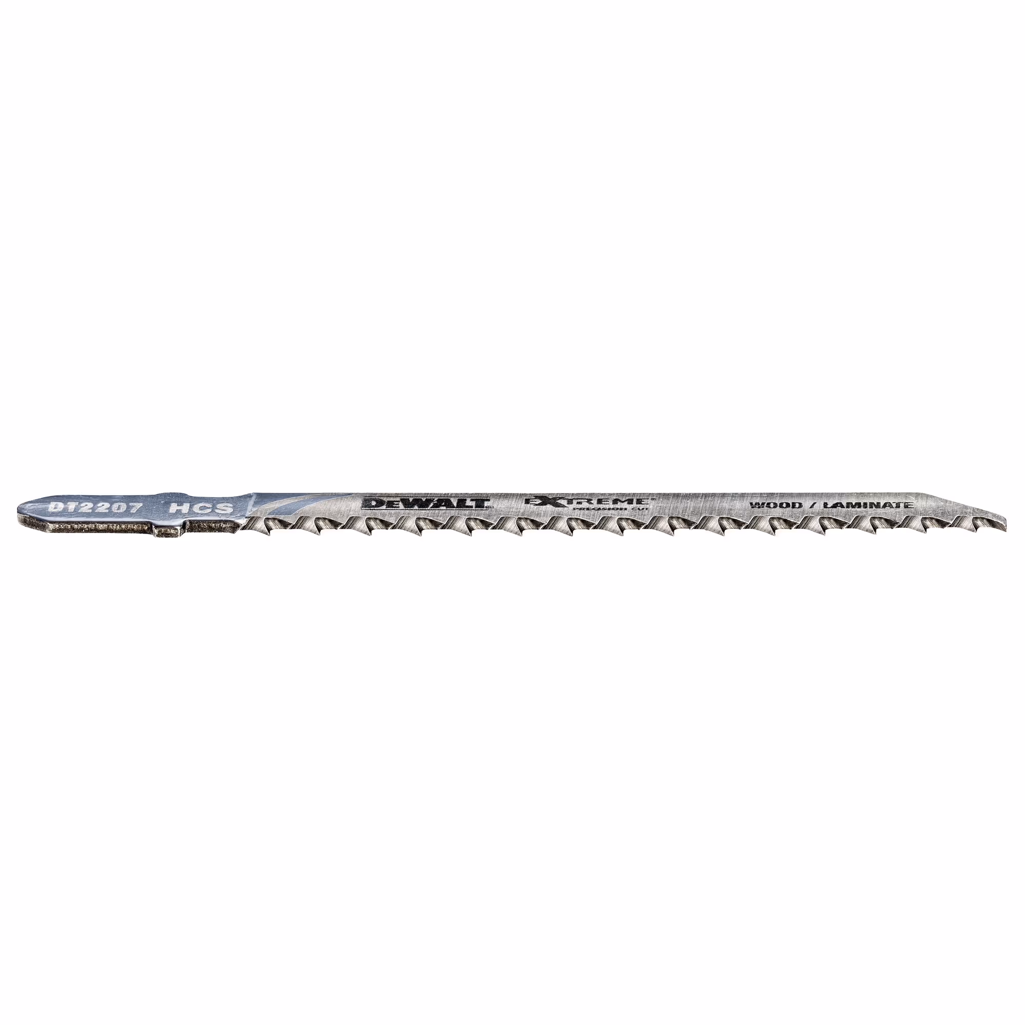 Lame de scie sauteuse XPC à denture inversée HCS profondeur de coupe < 40 mm attache T. Coupe fine/bois dur