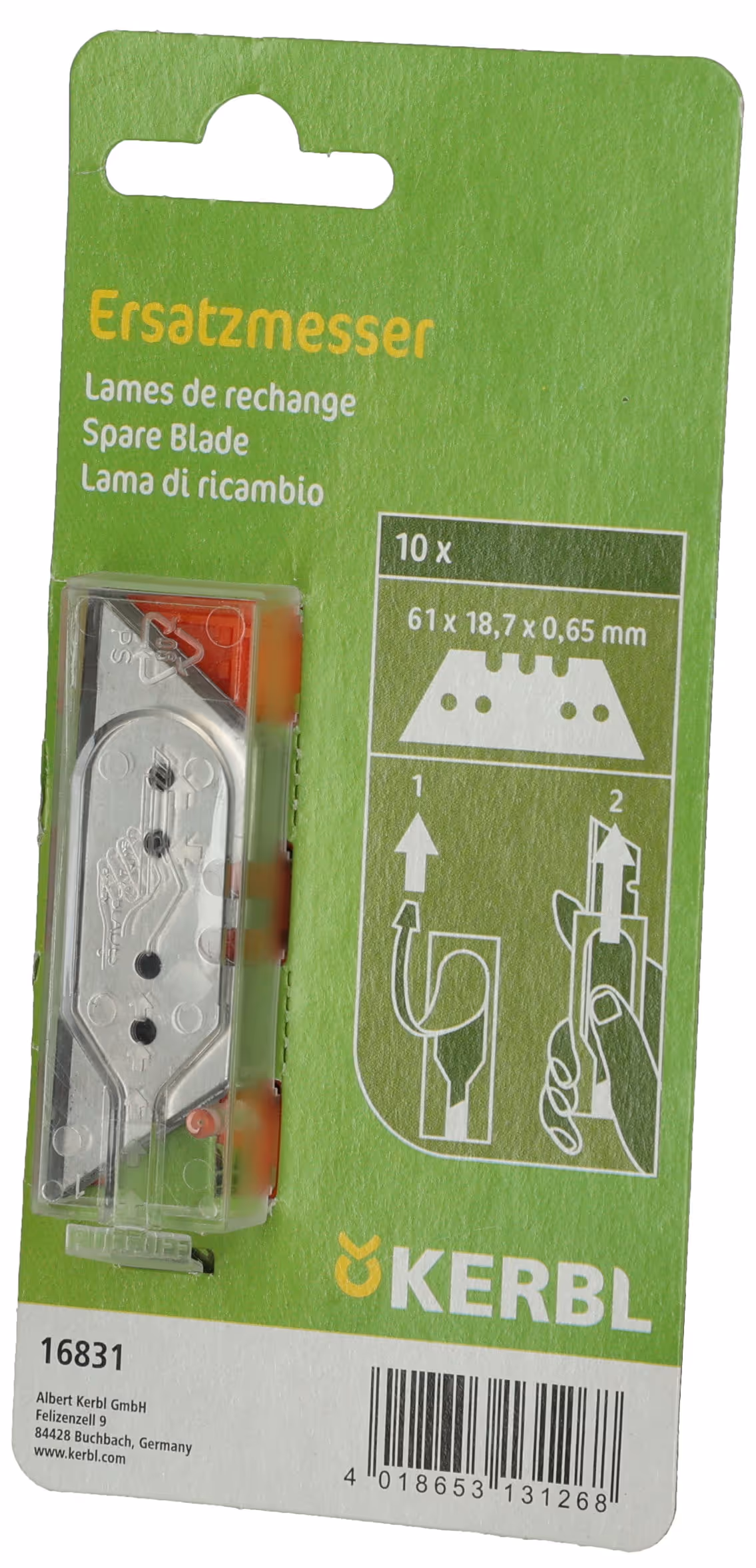 Lames de rechange pour couteau de bandage