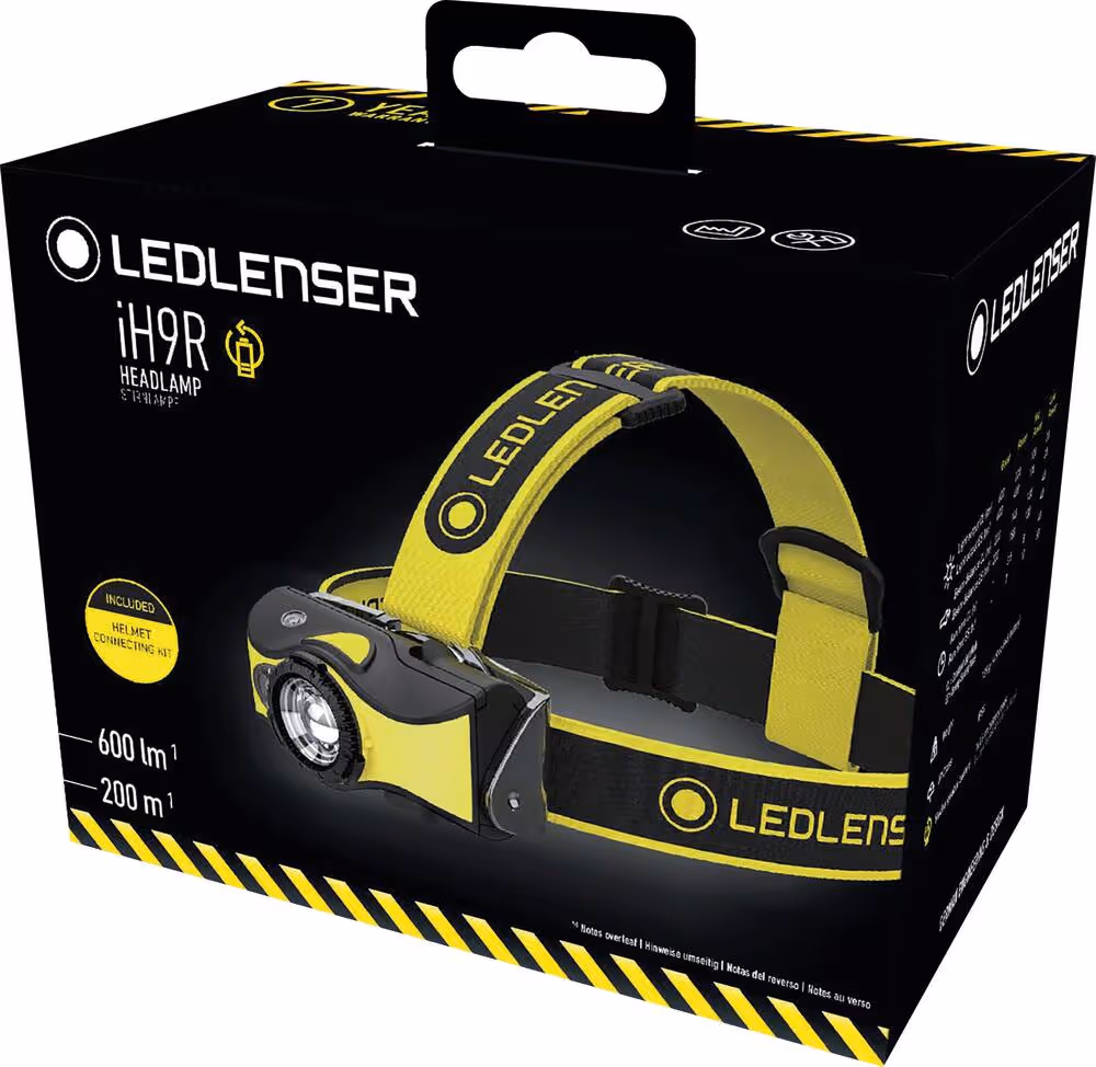 LAMPE FRONTALE LED iH9R 600 LUMENS RECHARGEABLE