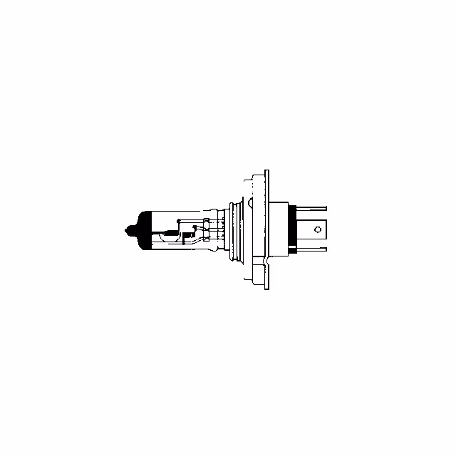 Lampe h5 / h4 culot code europeen 12v 55/60w blister