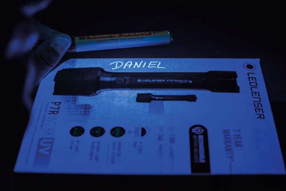 LAMPE TORCHE LED P7R WORK 1200 LUMENS RECHARGEABLE - FONCTION UV