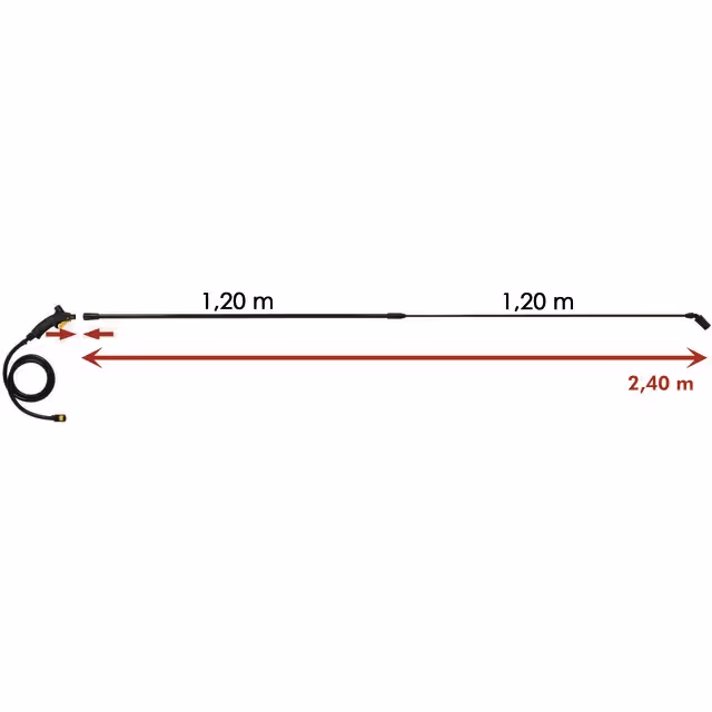 Lance telescopique 2,4m 280326