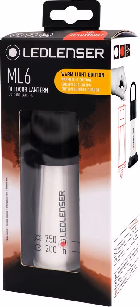 LANTERNE LED ML6 WARM LIGHT COMPACTE 300 LUMENS RECHARGEABLE - POWERBANK