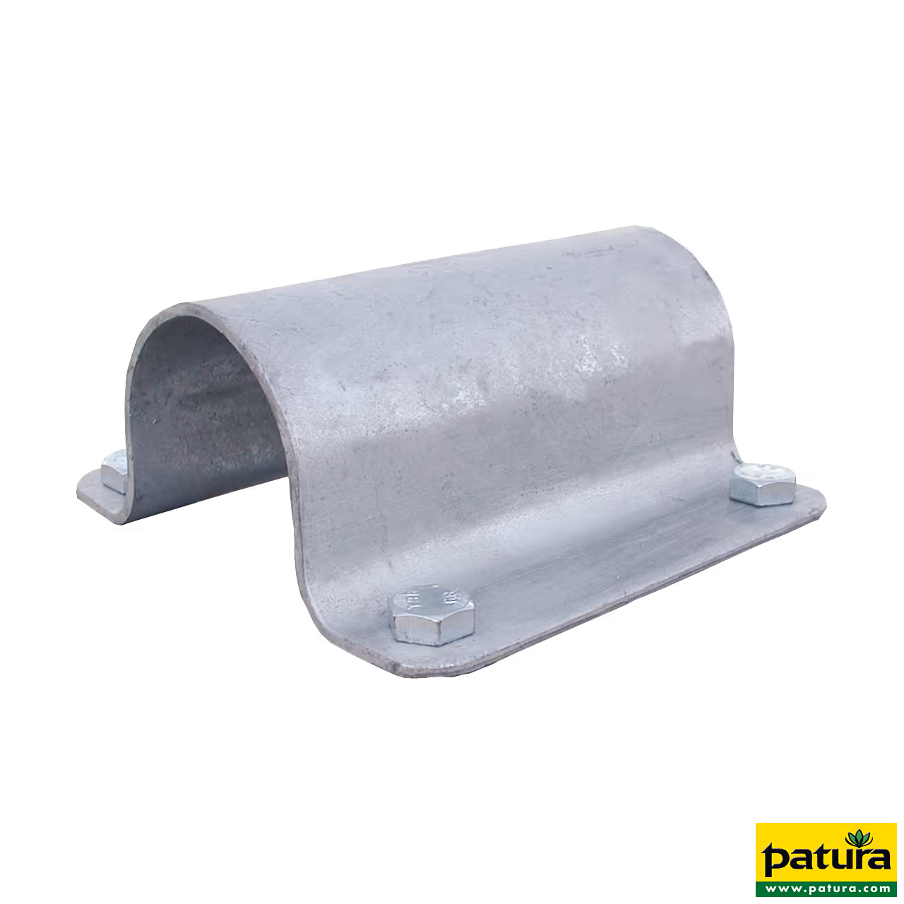 Large bride de serrage pleine, 60,33 mm, galvanisée, 150 x 100 x 5 mm