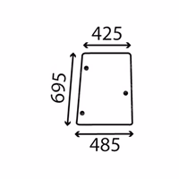 Latérale droite ouvrante 192002A3 MC cormick