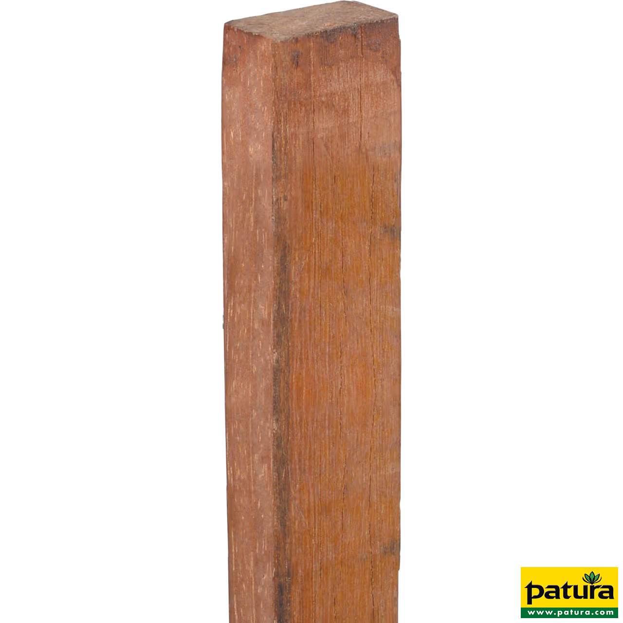 Latte en bois dur, hauteur 1,24 m, 38x26 mm, auto-isolante