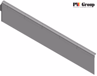 Tôle à auget gauche pour moissonneuse 1313136C2 - Case IH