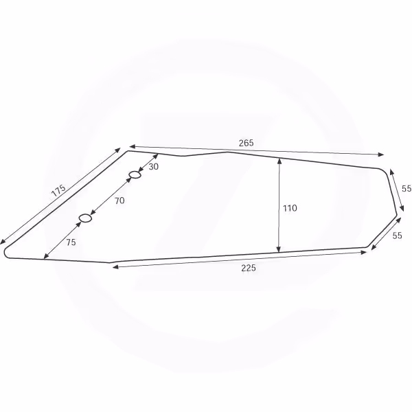 Aileron dechaumeur Lemken long rechargé Droit 3374424 Origine