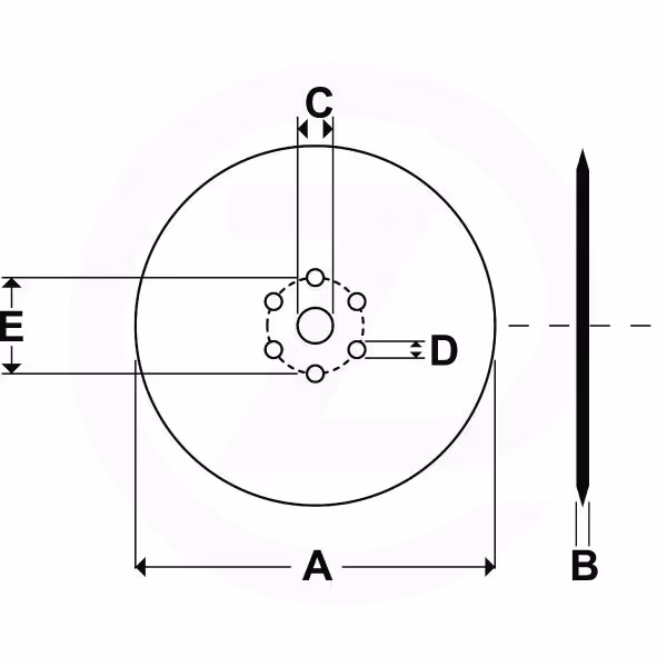 Disque de semoir Lemken 3490010 Origine