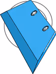 Soc charrue Lemken - 3351956 - Droit - Adaptable