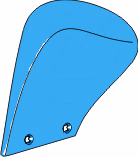 Versoir de rasette Lemken M1 Gauche 3470565 Adaptable