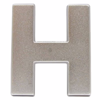 Lettre H  hauteur 38 mm