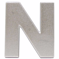 Lettre N  hauteur 38 mm