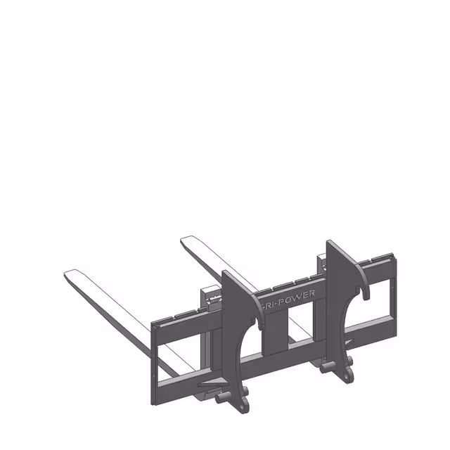 Leve palette 2t fourche 1200 type jcb etroit