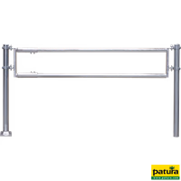 Libre-service 2 barres horizontales, 3m, sans poteaux ni brides
