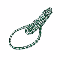 Licol d'entrainement réglable PE pour vache vert & blanc