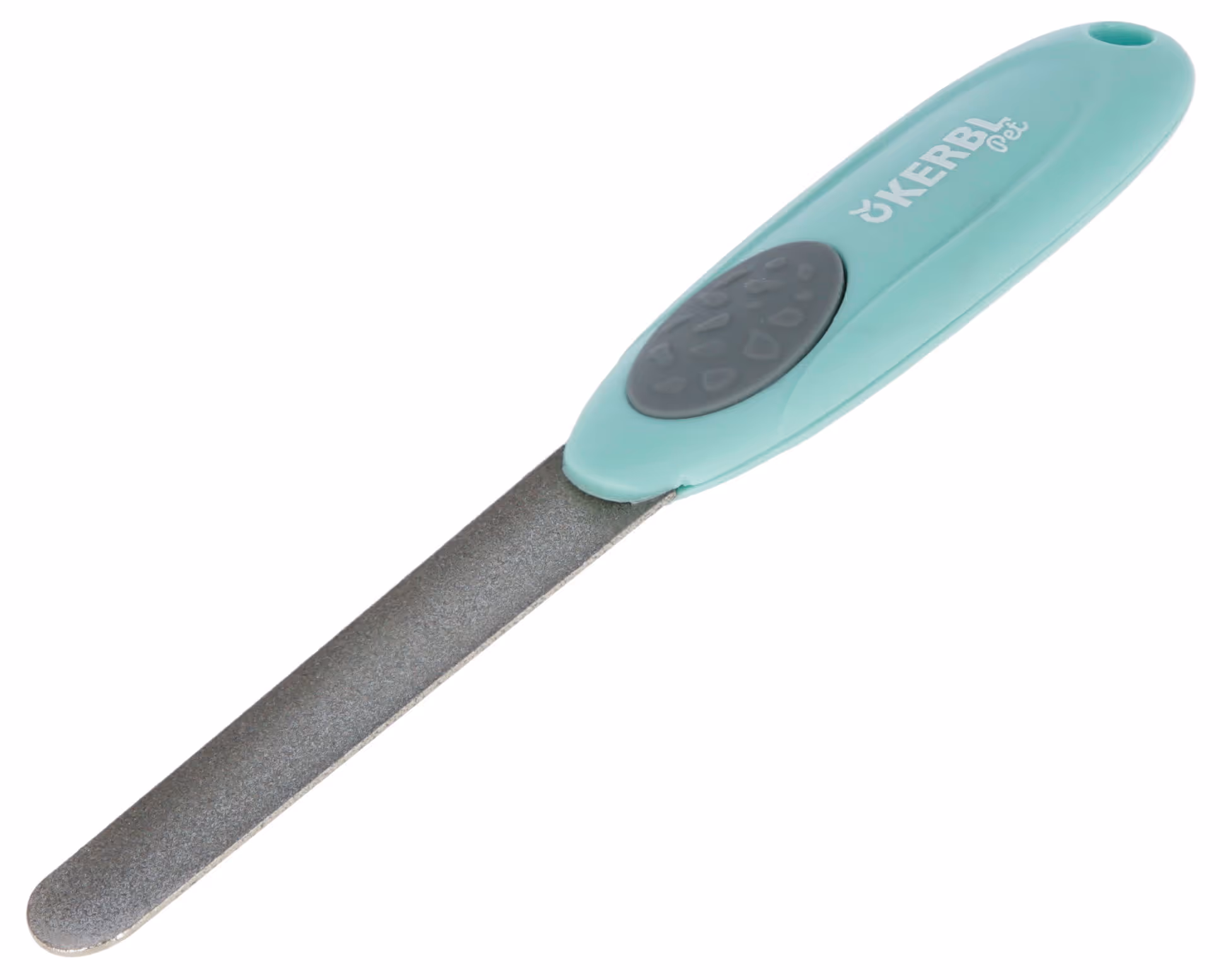 Lime à griffes pour chien turquoise/gris, 16cm
