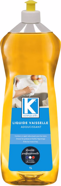 Liquide vaisselle anti-trace - lot de 12 bouteilles de 1L