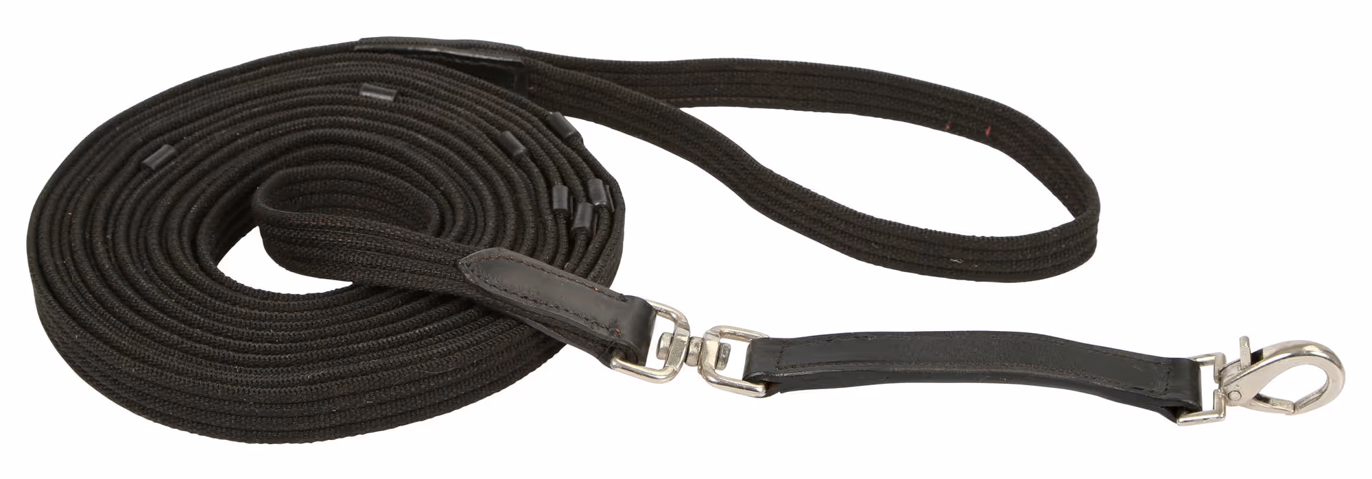 Longe de travail 8m avec virolle, noire