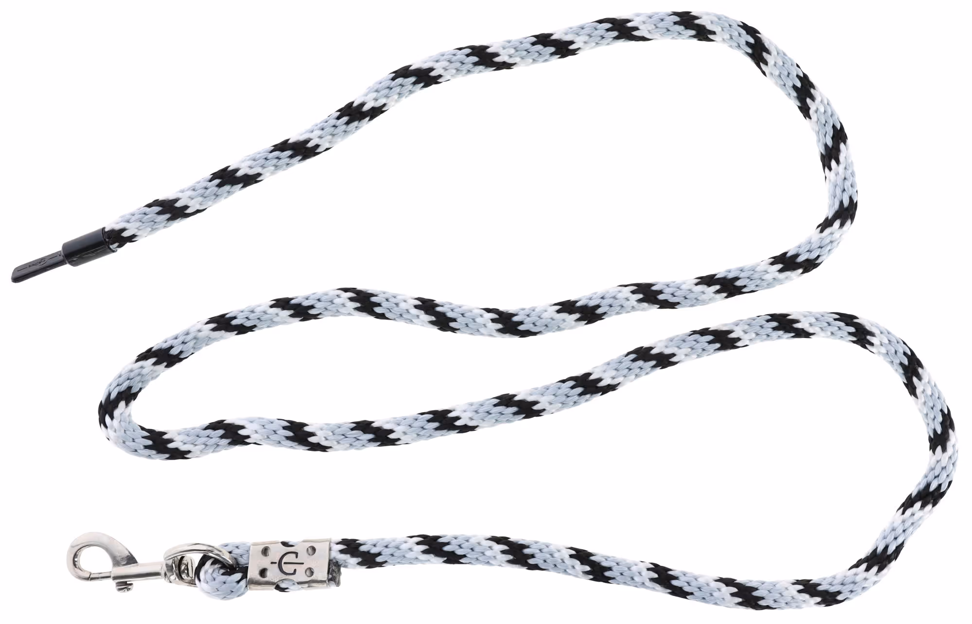 Longe Mustang argent/noir/blanc