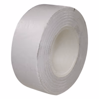 LOT 10 ROULEAUX RUBAN PVC BLANC