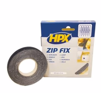 Lot 10x20464 ruban double face velcro auto-collant noir 20m