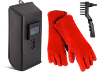 Lot 1er équipement du soudeur (gants + masque à main + marteau/brosse)