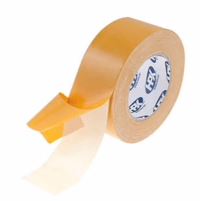 Lot 24x20458 ruban double face moquette -blanc 50mmx25m