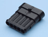 Lot 5 connecteur etanche serie 1.5mm p/ fiche male 5 plots