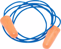 LOT DE 10 PAIRES DE BOUCHONS ANTI-BRUIT JETABLES AVEC CORDON