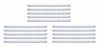 Lot de 15 Réglette LED étanche Gigalux 1200 mm + tube T8 4000K